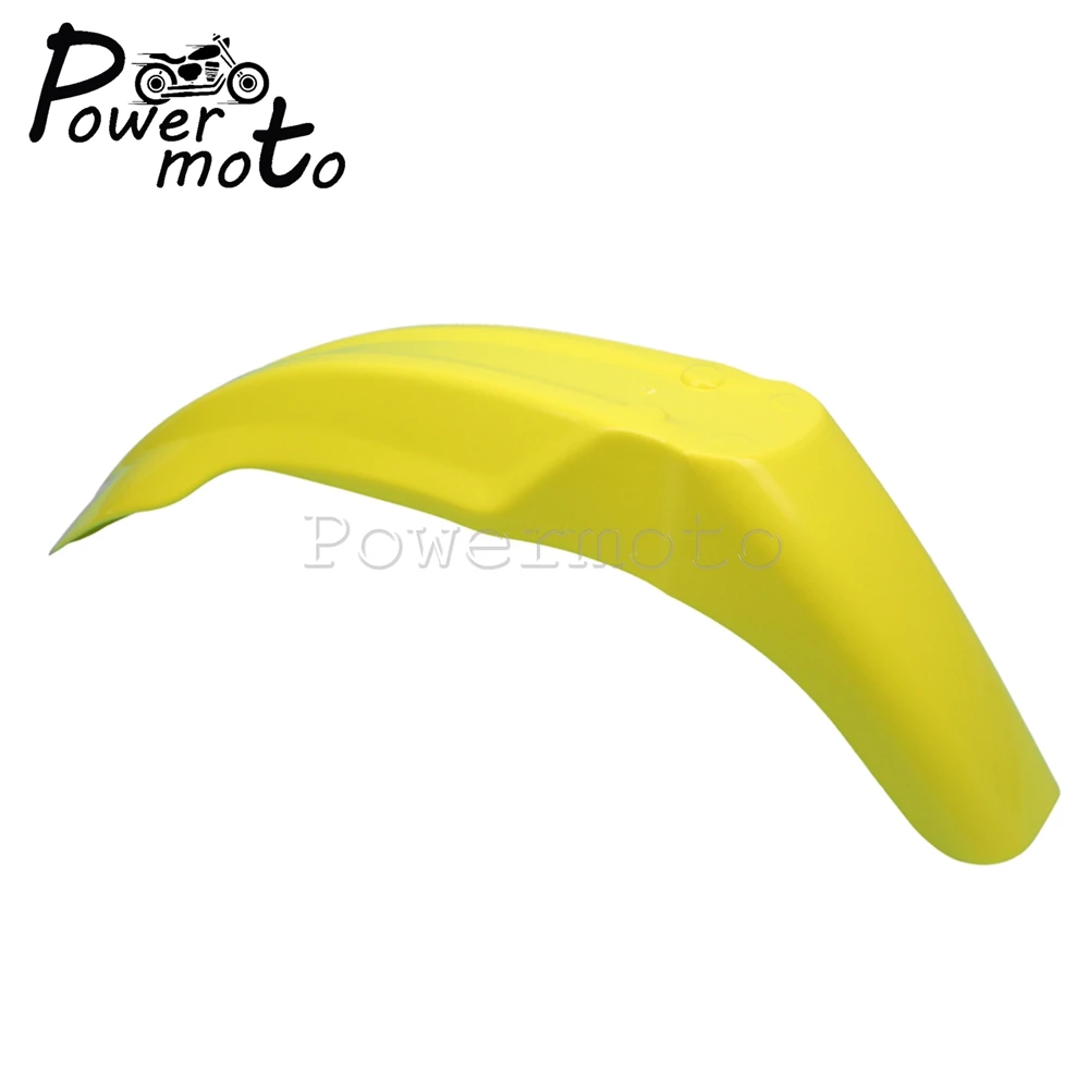 Фото Для Suzuki DR650SE DRZ RMZ DR RM RMX 85 125 200 250 400 450 Желтый передний брызговик Универсальный брызговик для мотокросса Supermoto №2