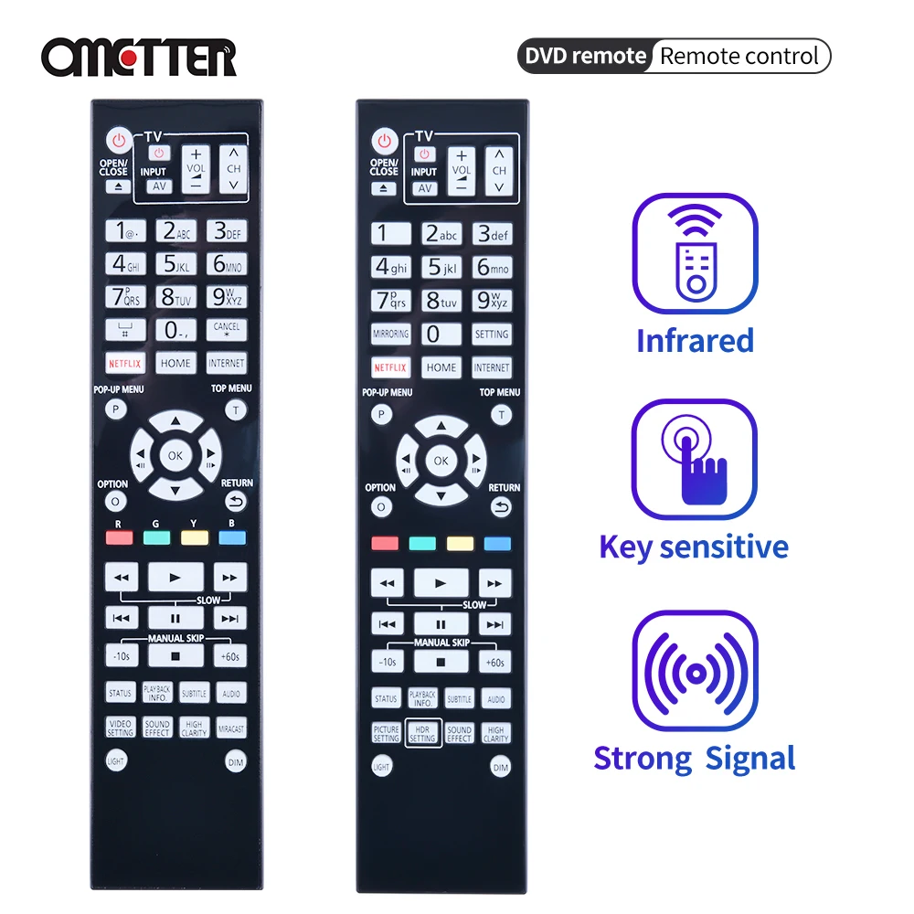 

New N2QAYA000172 N2QAYA000128 N2QAYA000130 Remote Control for Panasonic Blu-ray Players DPUB9000EBK DP-UB9000EBK DPUB9000EGK