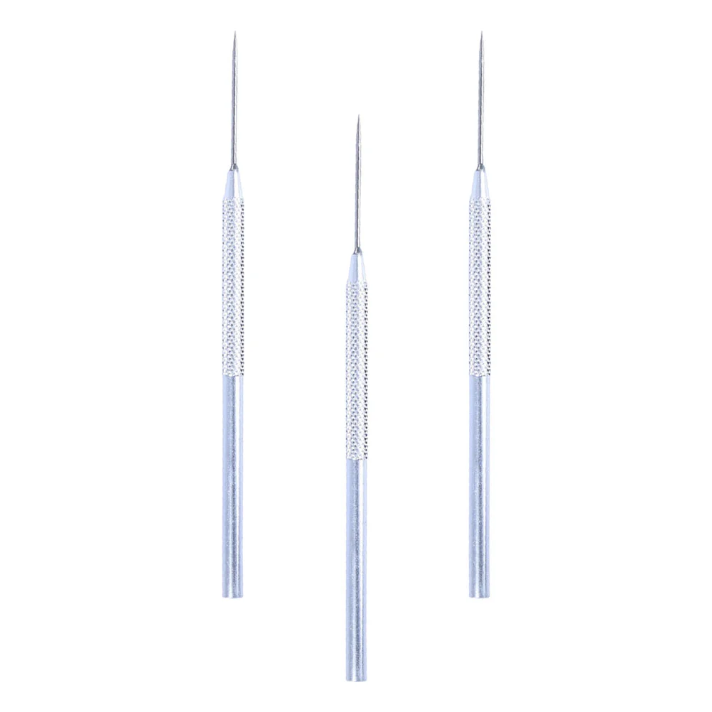 3 шт. инструменты для моделирования глины полимерный игольчатый пробойник