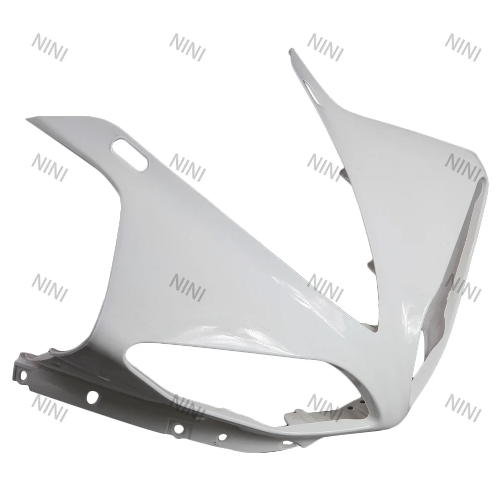 

YZF-R1 мотоцикл для Yamaha YZF R1 2009 2010 2011 2012, литьевая форма из АБС-пластика, неокрашенный белый передний верхний носовой обтекатель, обтекатель