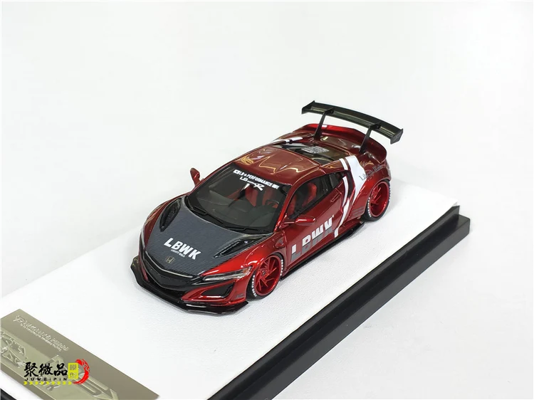 Специальное предложение со скидкой TP Honda NSX черно-красные модели автомобилей из