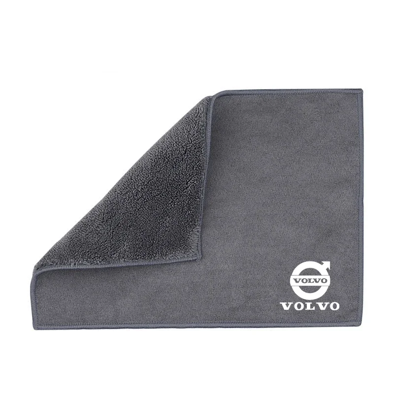 

Полотенце из микрофибры, аксессуары для ухода за автомобилем для Volvo Xc60 Xc90 V40 V60 S60 V50 V90 S80 C40 XC40 V70 XC70 C30 C70 EX90 Rdesig