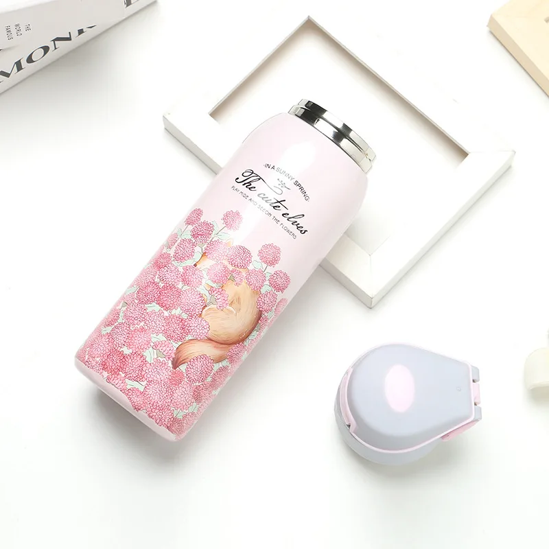 Спортивный термос для чая и кофе с двойными стенками 380/450 мл бутылка горячей