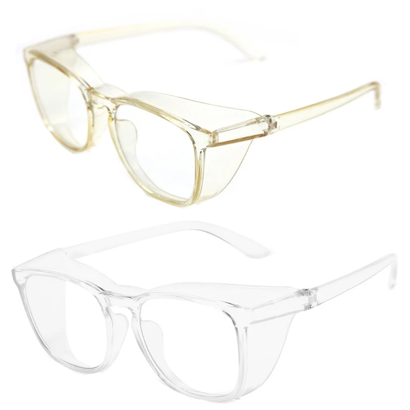 

Vented Safety Goggles Clear Eye Protection Anti Fog Glasses Protective Anti Dust R7UB