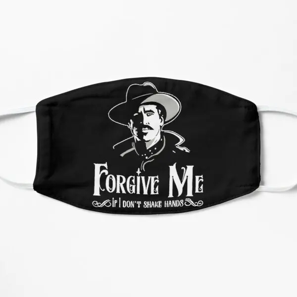 

Doc Holliday Forgive Me If I Don T Shake Printing Face Mask Washable Cosplay Unisex Cartoon Windproof Breath Beauty Dustproof