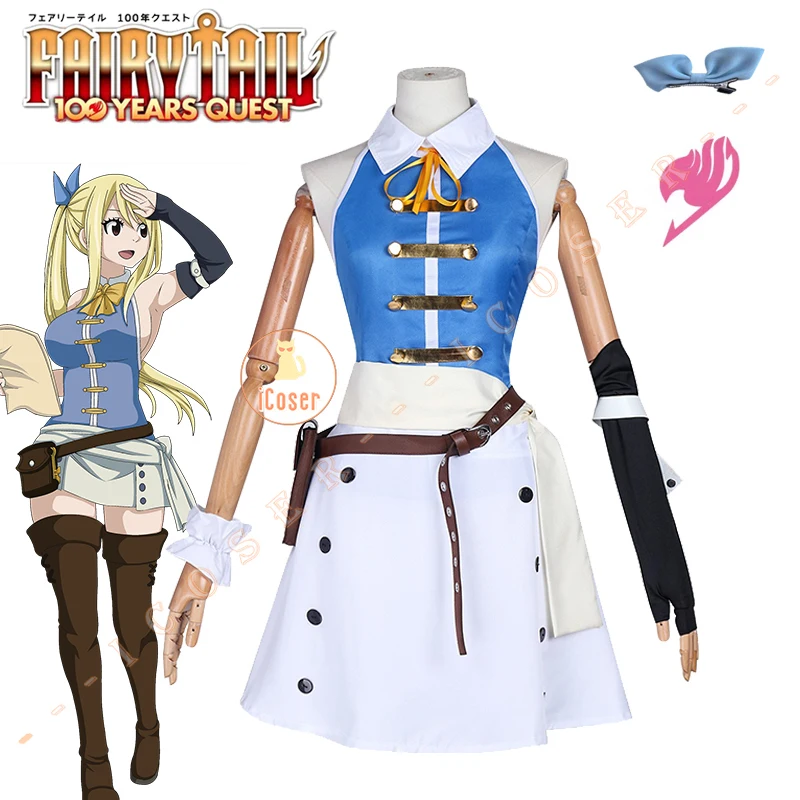 Женский парик в стиле аниме Фея хвост