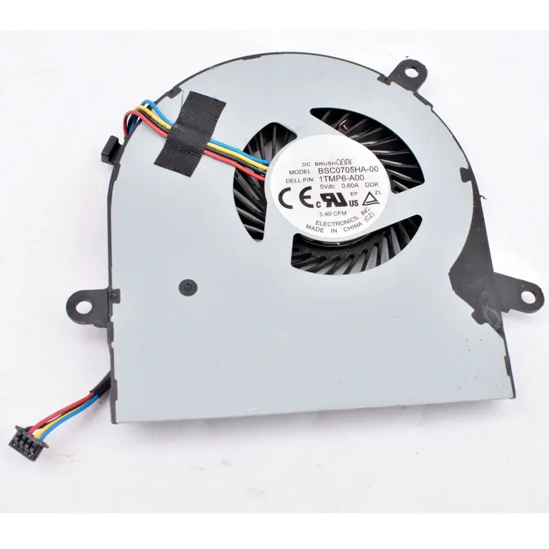 Фото Новый охлаждающий вентилятор для Dell Inspiron 3475 1TMP6 BSC0705HA-00 BAZE0707R5M P013 i3475 I3475-A845BLK-PUS PVB070B05H P01 №1