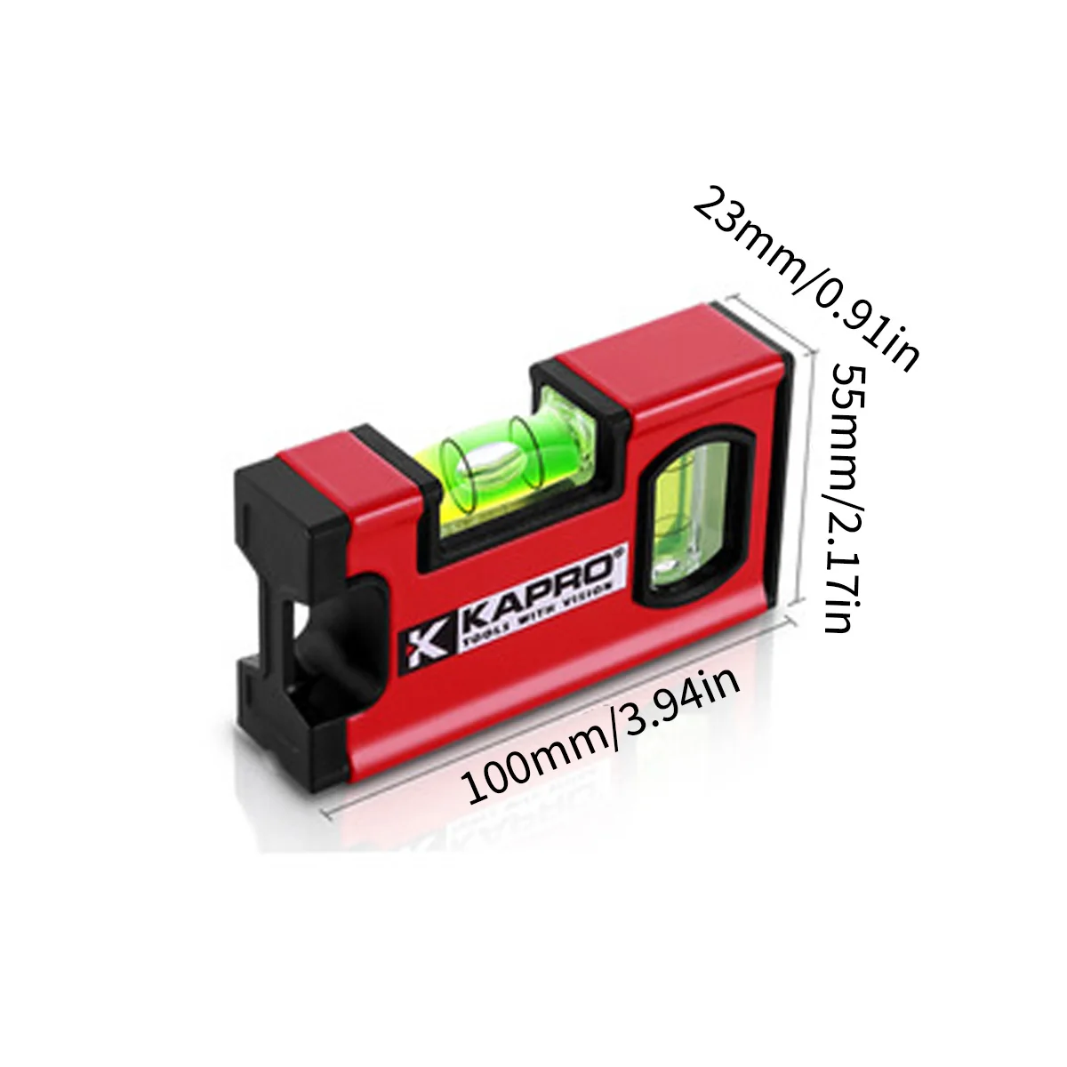 

Удобный Карманный Торпедообразный Уровень, Небольшой Магнитный Инструмент Для Выравнивания 0 ° /90 ° С Окном-пузырьком