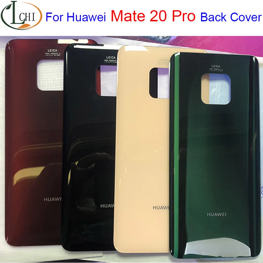 

New For Huawei mate20 Pro Mate 20 Pro Battery Glass Back Cover Case for Huawei Mate 20 pro Battery Housing Cover mate 20Pro door