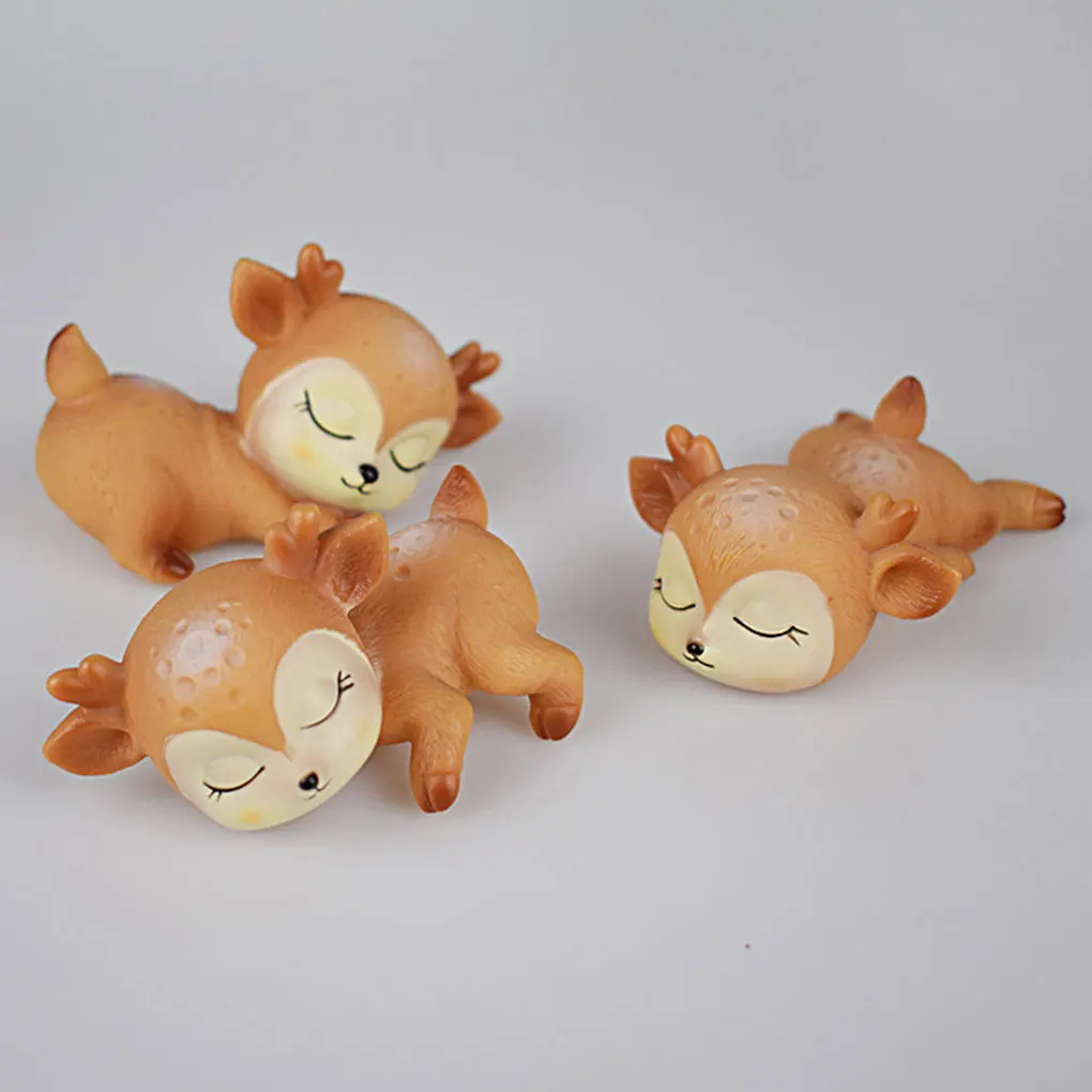 

Милая форма для торта в виде лося, силиконовый мультяшный декор в виде животных, многоразовое украшение для десерта, Пончика, выпечки