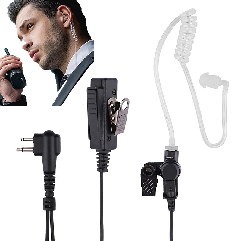 Two Way Radio Headset Walkie Walkie Accessories Police CP200CP200D Earpiece Compatible with Motorola BPR40 CP100D CP185 RDM2070D