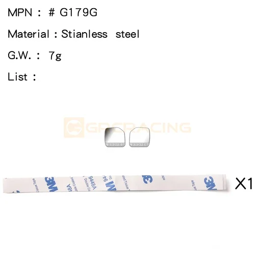 

Дверное зеркало из нержавеющей стали GRC TRX4M, лист, пеколистное отражение для TRX4m, обновленные детали для Бронко, Опциональные детали # G179G