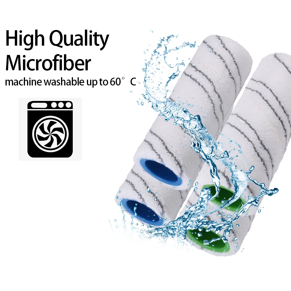 

BrushRoll Roller Brush Soft Microfibre FC5 FC7 Kärcher Mikrofaser Rollenbürste FC3 FC3D Household Tools 2023 New