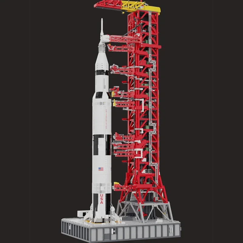 BuildMoc MOC-21309 Saturn-V Запускная Башня 3073 деталей