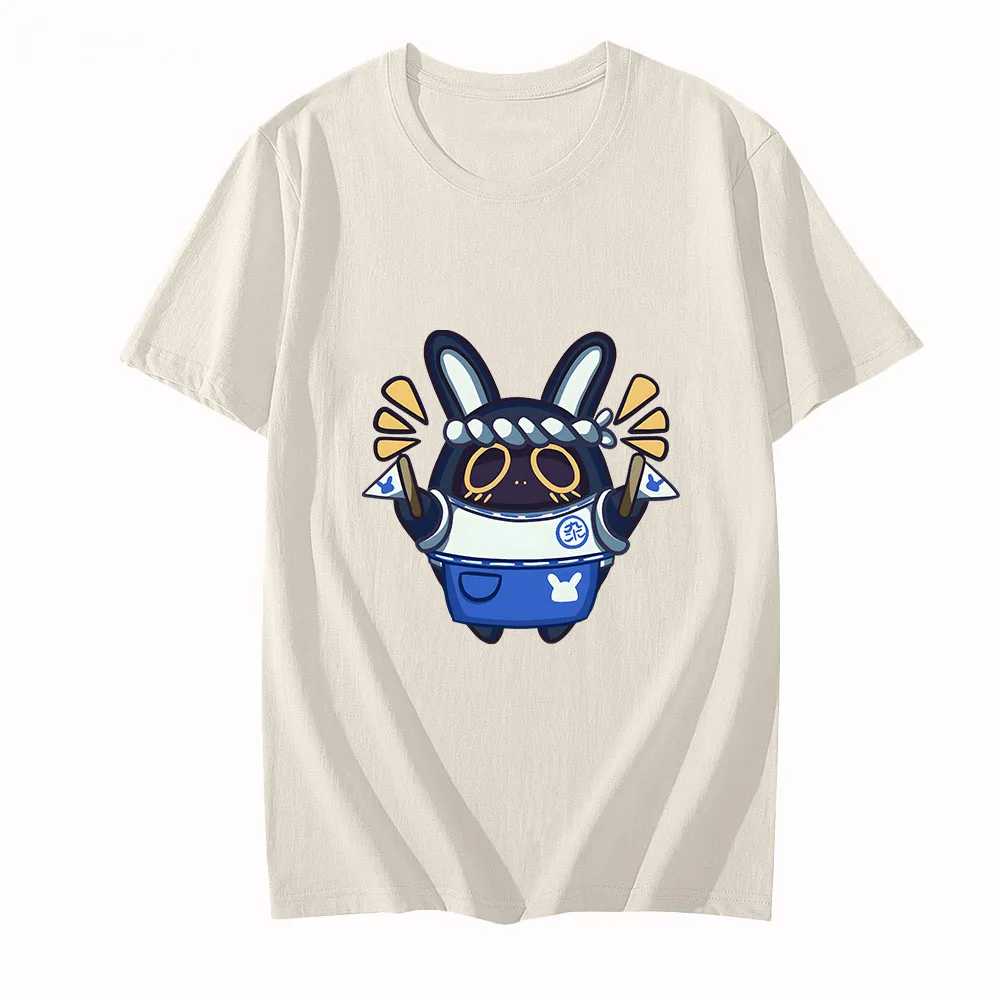 

Zenless Zone Zero Nicole Demara Bangboo T Shirts Action Game Men/women T-shirts Anime Clothes Fantasy Crafty Rabbit House Casual