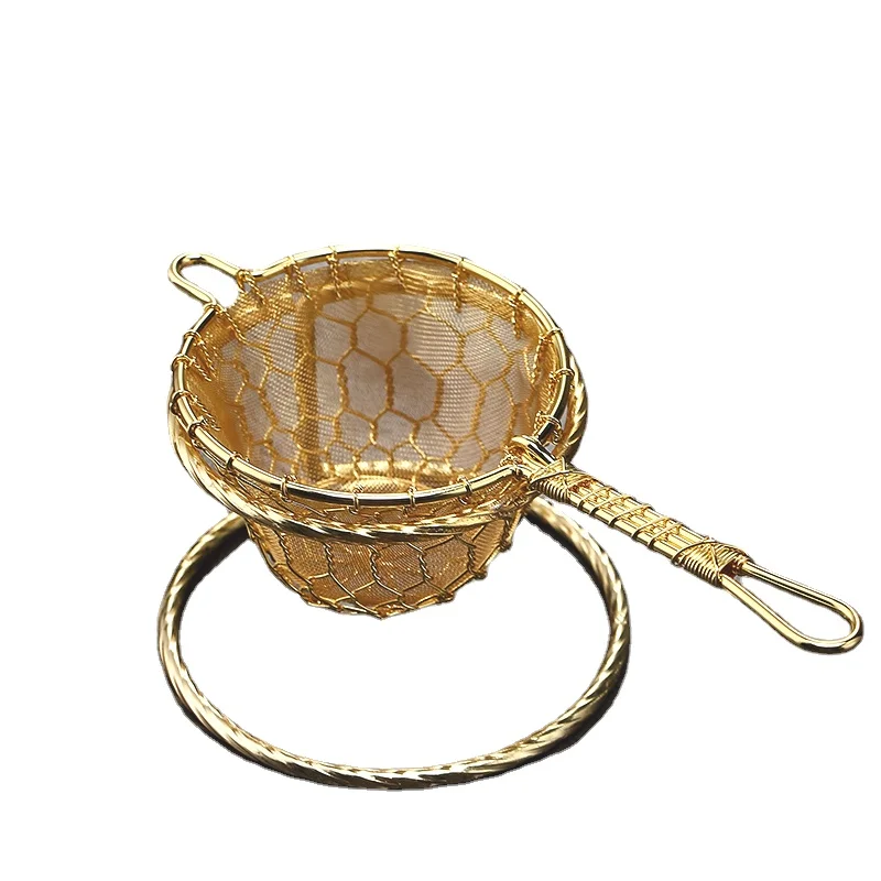 

Xk Pure Brass Tea Strainer Tea Leaves Isolating Filter Screen Tea Making Fantastic Product Tea Funnel Mesh