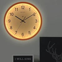 night luminous wall clock bedroom fashion silent bathroom wall clock minimalist modern reloj de pared mural wall timepiece