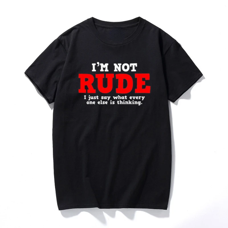 

Rude Thinking Sarcastic TShirt Adult Humor Funny Graphic Tshirts Women Men Summer Casual Short-sleev Top Ropa Hombre Camisetas