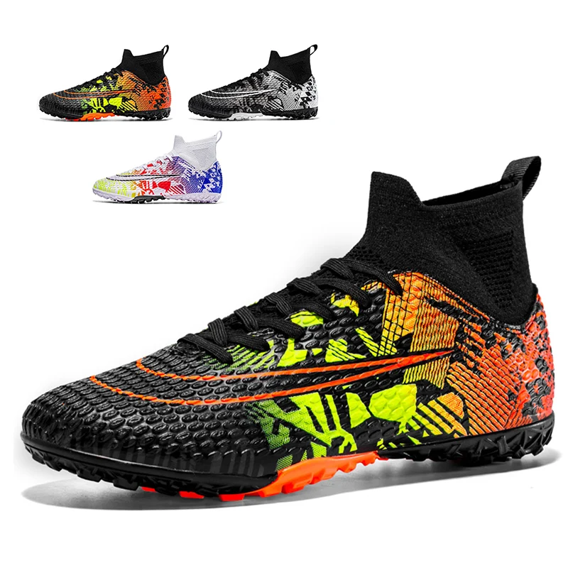 Original Soccer Shoes For Men Kids Professional Football Boots Outdoor Grass Football Cleats Sneakers Men Futsal Training Shoes