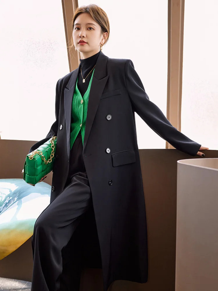 Рисунок 4 - Женский двубортный приталенный Длинный блейзер