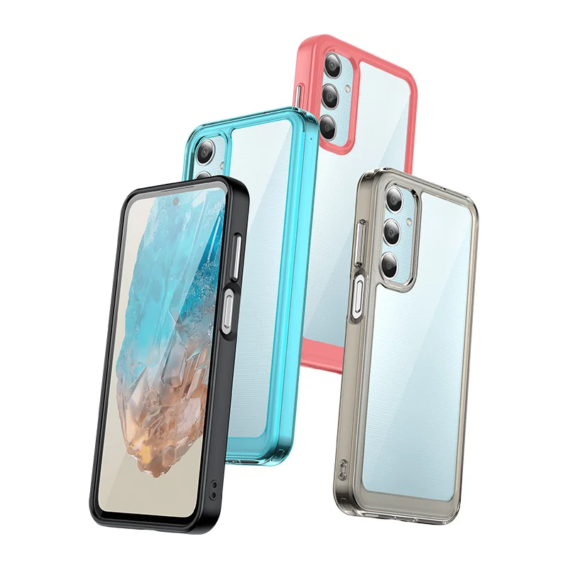 Чехол для Samsung Galaxy M35 5G M356B силиконовый бампер Противоударная прозрачная задняя