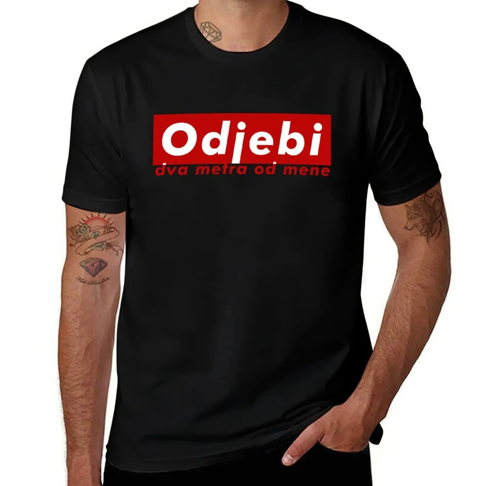 Odjebi dva metra от увеôm T-Shirt рубашка на заказ мужские забавные футболки