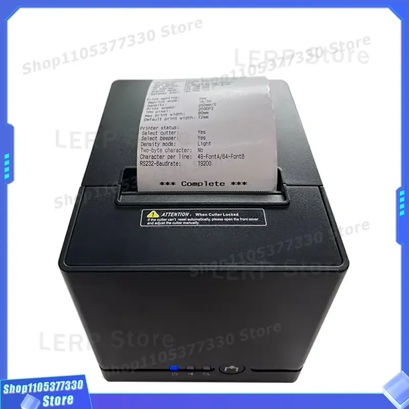 Фото Термопринтер чеков 80 мм USB/Serial/Ethernet POS для печати билетов и штрихкодов GP-C8025I, высокоскоростной принтер для кухонных чеков №2