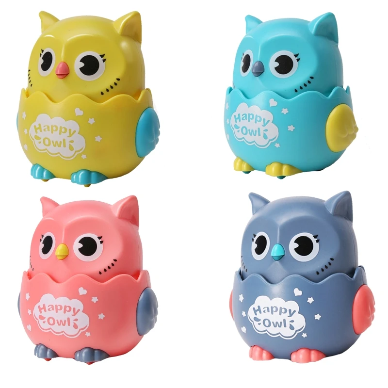 

2022 Creative Owl Inertial Car Owl Inertial Car Classic Wind Up Toy Interesting Early Education Toy for Son Daughter Birthday