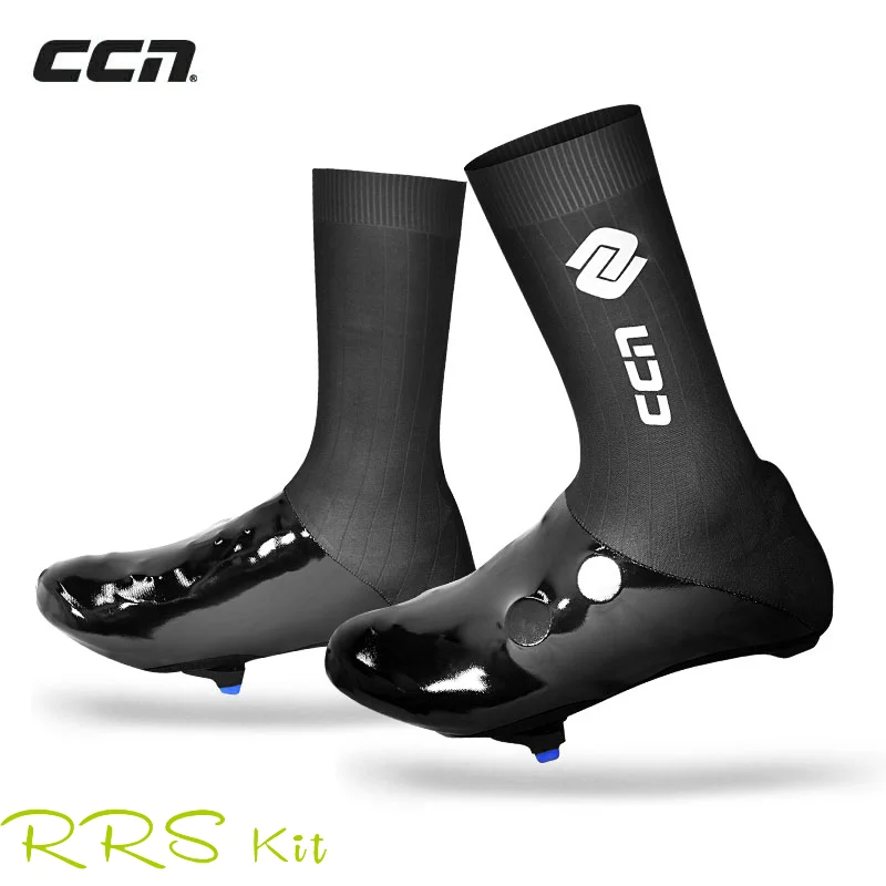 CCN Windproof And Waterproof Shoe Protective Cover Lightweight Rubber Elastic High Quality Practical Road Bike Shoe Cover