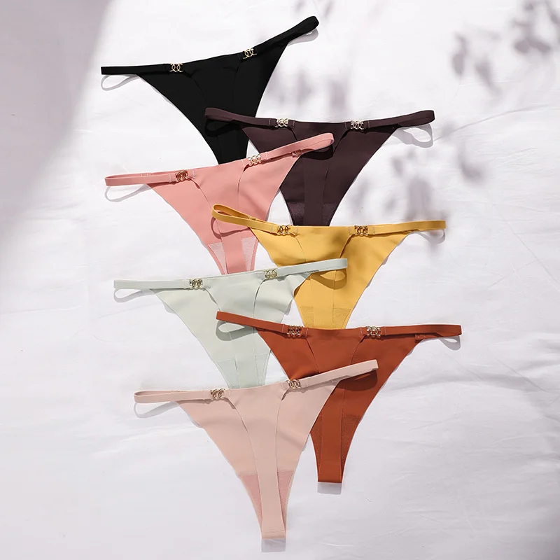 

Women Underwear Seamless T Panties G-String Female Sexy Thongs Intimates Lingerie Briefs sports fitness underpants
