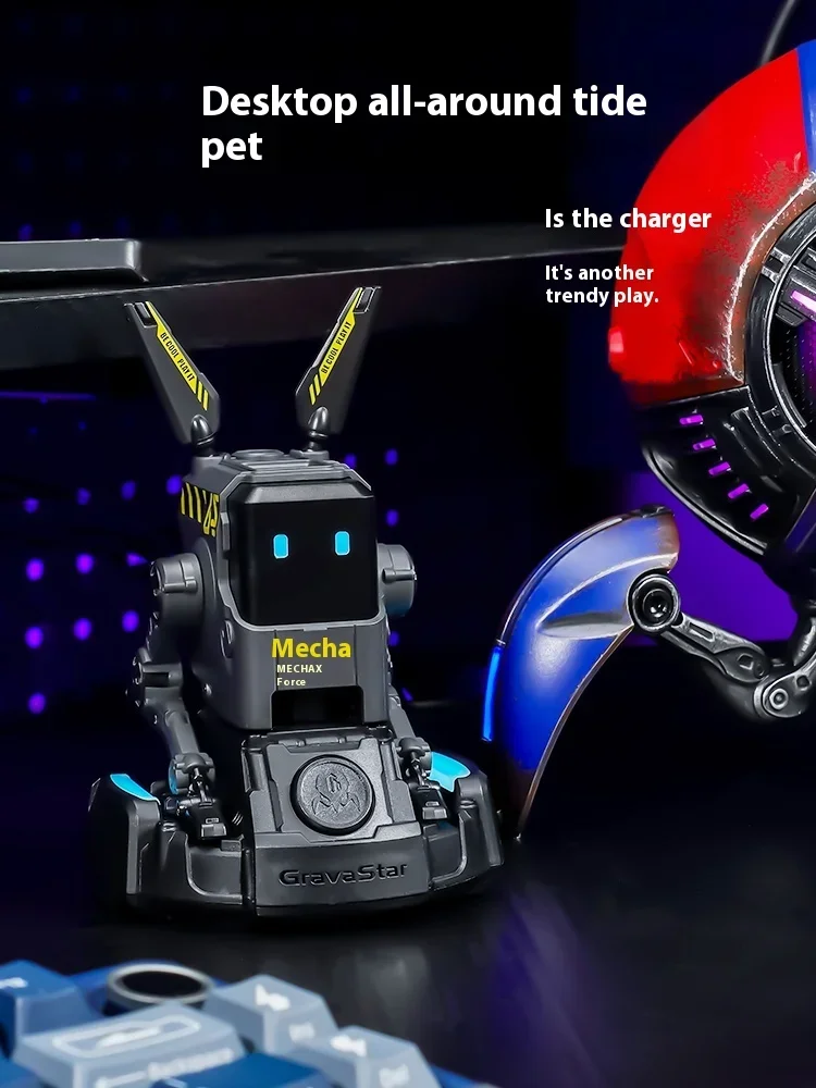 Фото Зарядное устройство GravaStar Alpha65 Dog Nitrogen Charger 65W на основе нитрида галлия, подходит для iPhone 16, Huawei, Xiaomi, мобильных телефонов с разъемом Type-C. №5