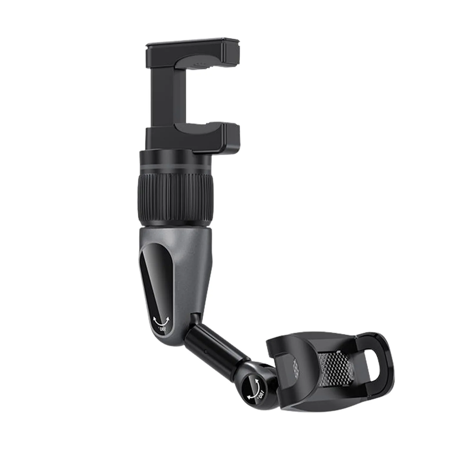 

Rearview Mirror Car Phone Holder 360 Degree Rotary Cellphone Mount Bracket Multi-purpose Adjustable Mobile Phone Cradle For Auto