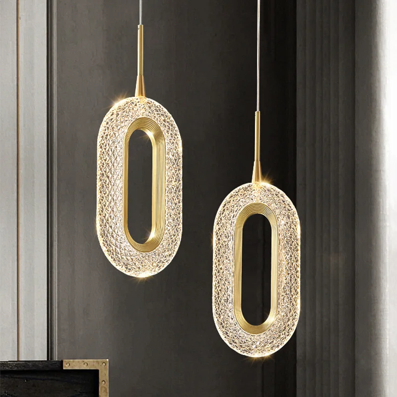 

American LED chandelier pendant lights indoor home lighting restaurant bedside study decoration light pendant lamps