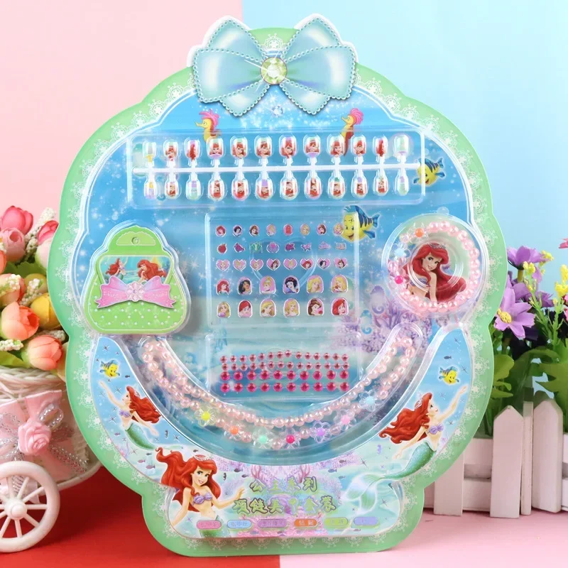 Детское милое кавайное ожерелье с бриллиантами Disney Холодное сердце Эльза София