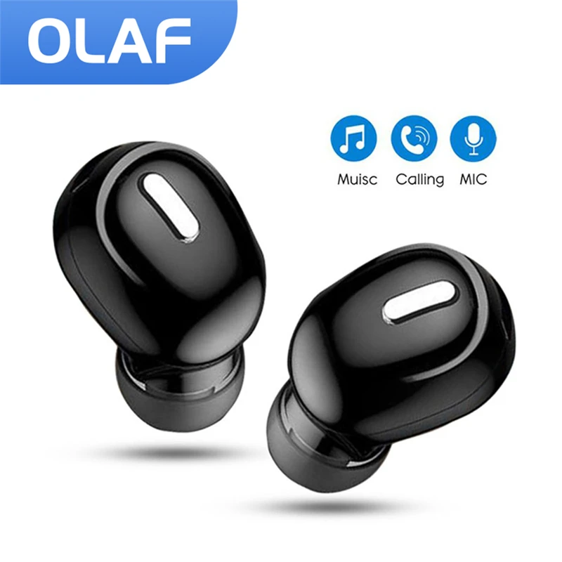 Беспроводные наушники Olaf невидимые Bluetooth-наушники одиночные наушники-вкладыши с