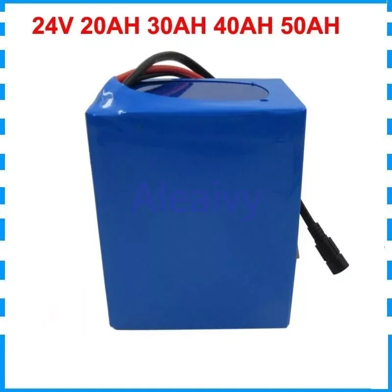 

24V 50Ah 7S 18650 battery lithium battery 29.4v 30000mAh Electric Bicycle Moped electric Lithium ion Battery pack + 2A Charger