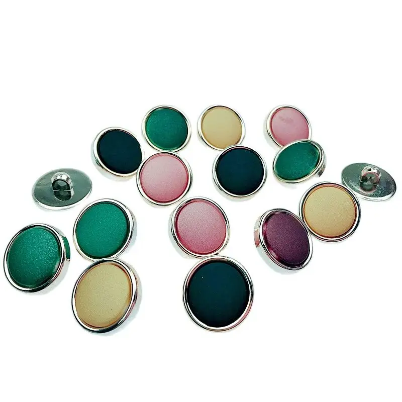

HL 10PCS 17mm New Mix Colors Overcoat Sweater Buttons Shank DIY Apparel Sewing Accessories