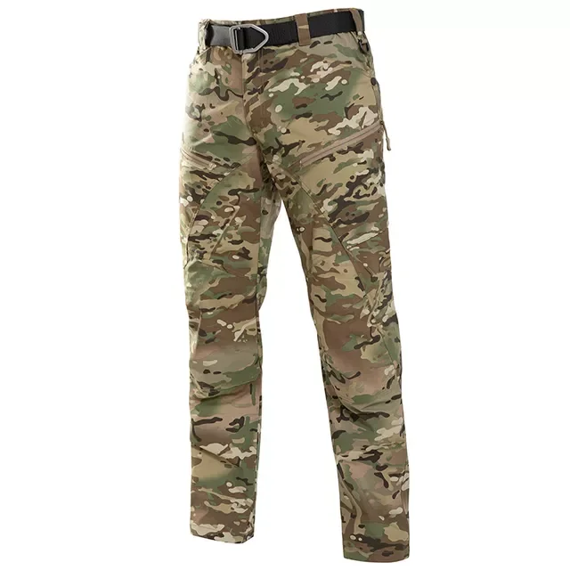 Airsoft Casual Durable Wide Leg Mens Working Clothing Tactical Cargo Pants Military  Combat Trousers Camouflage Outdoor