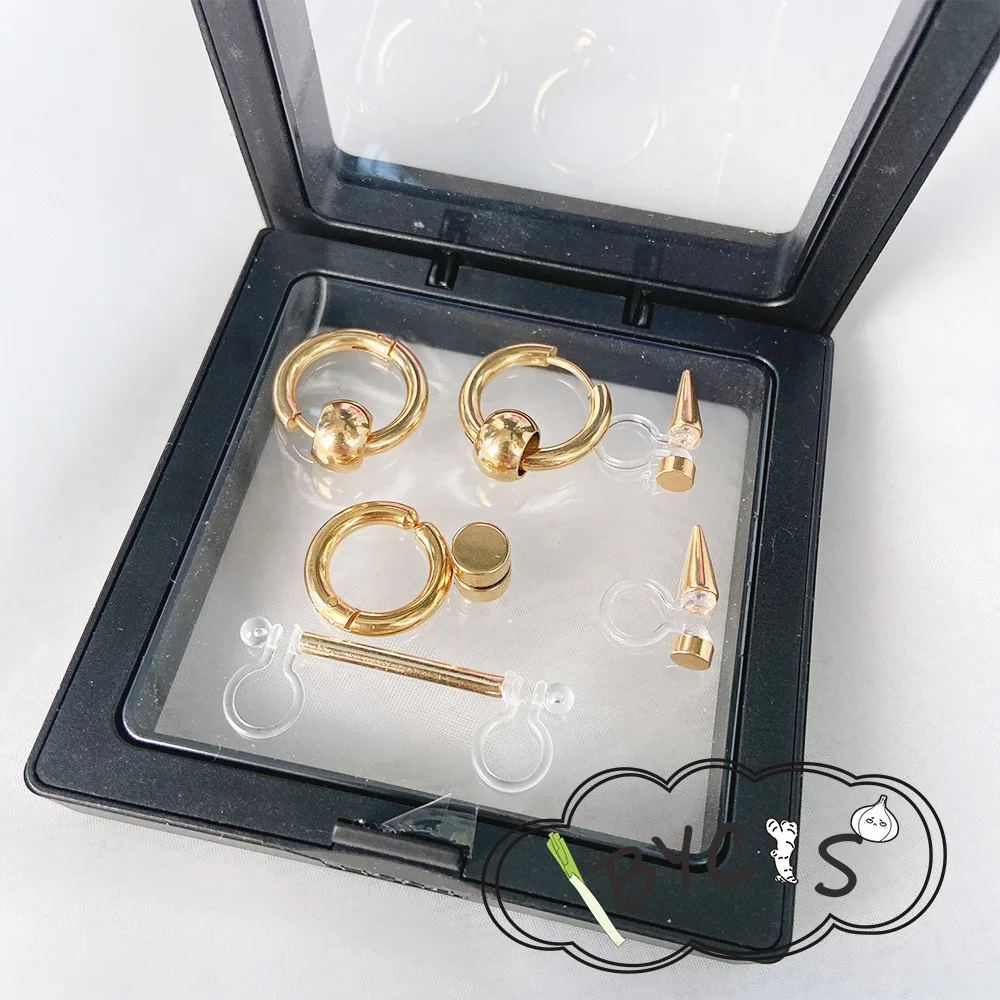 Paradox Live Ito Satsuki Cos клипсы для ушей серьги косплея костюм на Хэллоуин аниме реквизит