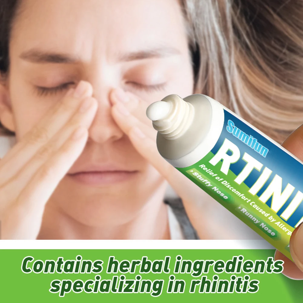 

20g Nasal Ointment Rhinitis Sinusitis Cream Reduce Mucus Buildup Nasal Unclog Repair Natural Herbal Ingredients for Unisex