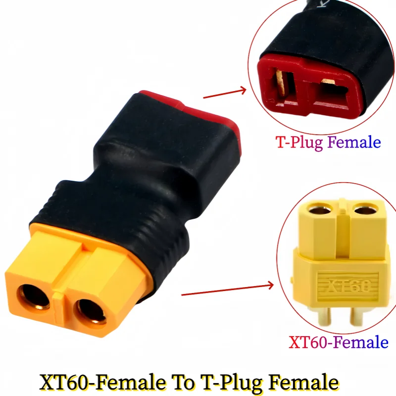 Фото Адаптер Model T plug на XT60 - для преобразования портов питания авиамоделей, зарядных устройств, моторов и ESC. №5