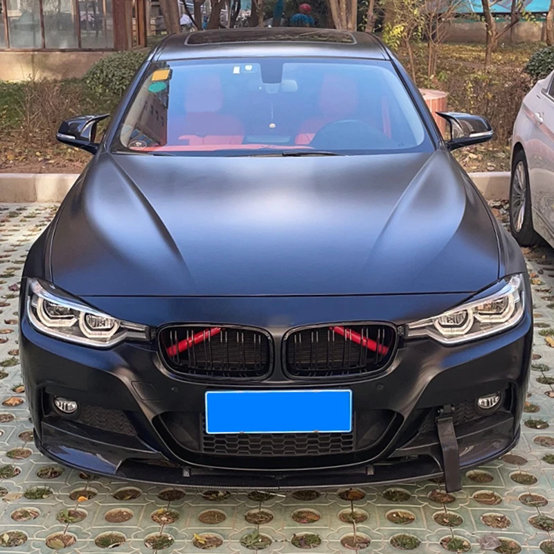 Автомобильная накладка на гриль в виде почек наклейка с полосками для Bmw F21 F20 F23 F22