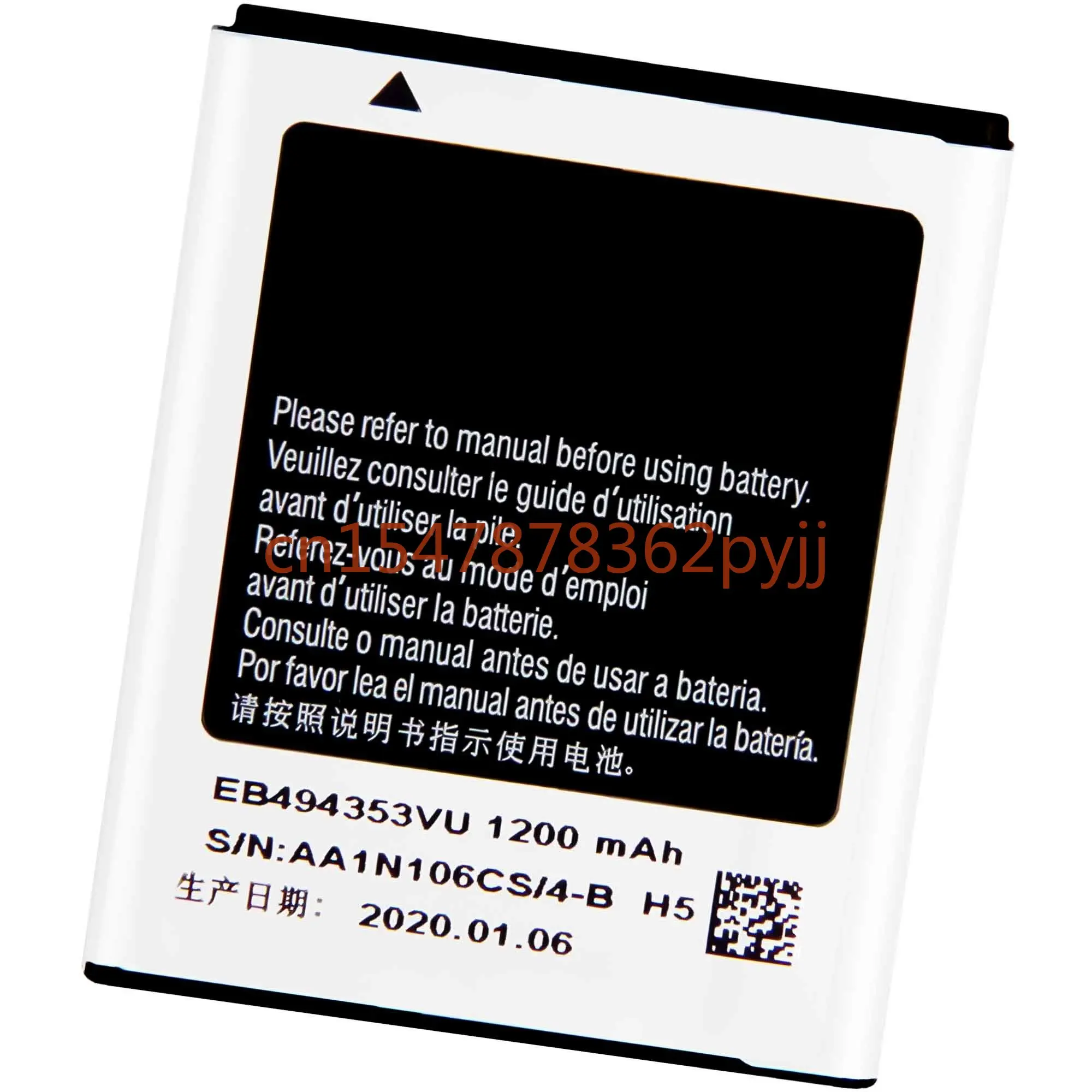 

1200mAh EB494353VU Replacement Battery for Samsung Galaxy mini GT S5570 S5250 S5330 S5750 S7230 T499 GT-i5510 with Track Code