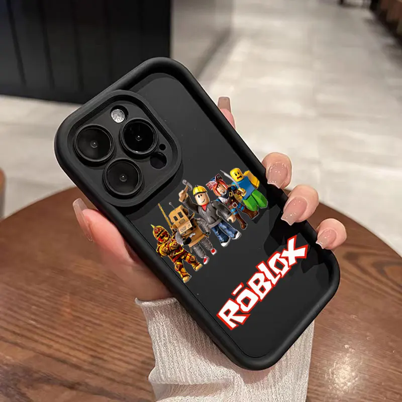 Фото Силиконовый чехол R-Robloxes для Samsung Galaxy S26 S25 S24 S23 S22 Ultra Plus S21 S20 FE, противоударный чехол №3