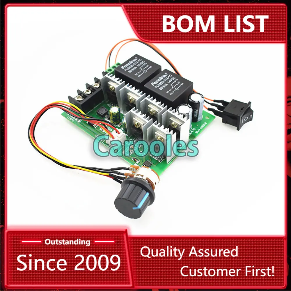 

40A PWM Speed Controller DC Motor Digital Display DC10-50V0~100% Adjustable Drive Module Input MAX 60A 12V 24V 36V 48V