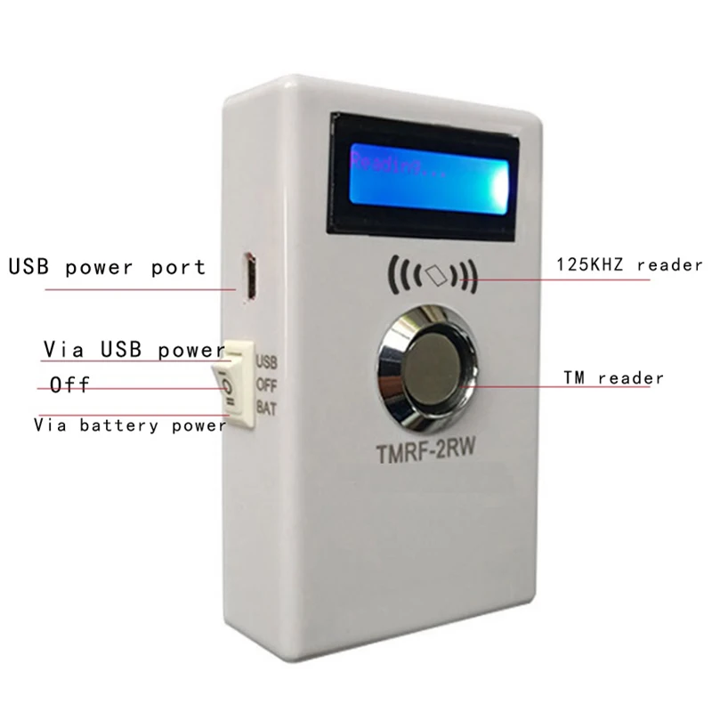 【A43M】TMRF-2RW Программатор Ibutton, дубликаторклонеркопир DS1990A, считывательзаписыватель RFID 125 кГц, ключ-токен RW1990 RFID (art.: 3920db034a0c4) - 3920db034a0c4