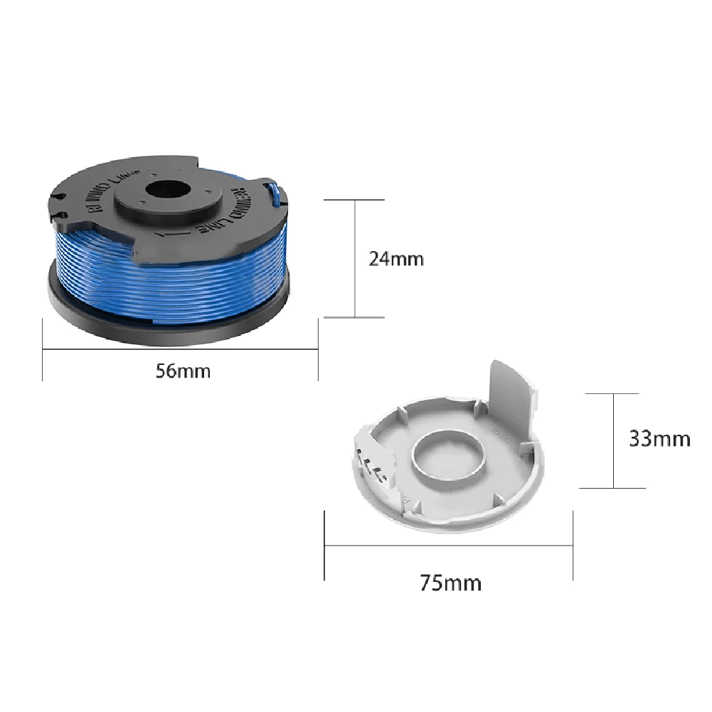AC14RL3A 065 Сменные катушки и колпачки для триммера для RY40200 RY24021 Пластик с катушками длиной 11 футов 6810 (art.: 3920d1a4e016e) - 3920d1a4e016e