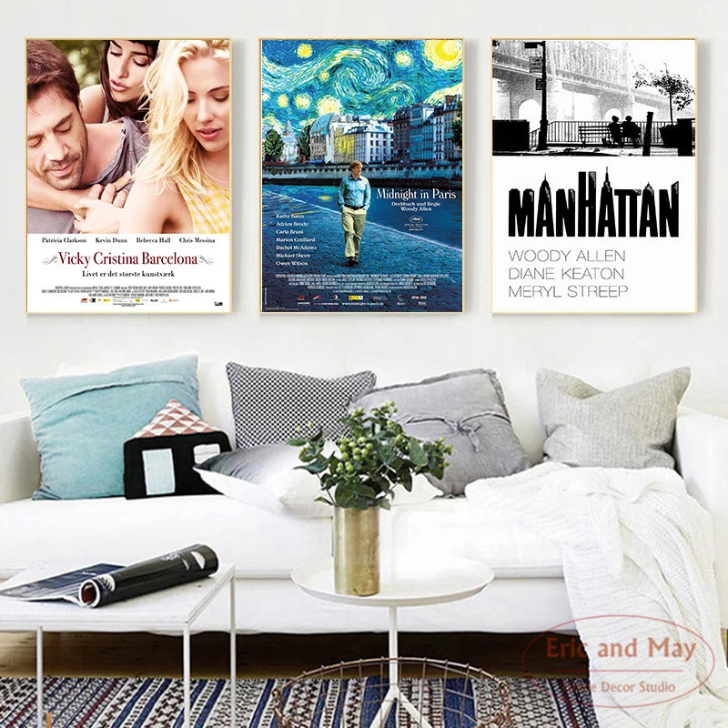 

Постер и печать по мотивам фильмов Энни холла, Картина на холсте, настенные картины для гостиной, скандинавский альбом для декора дома
