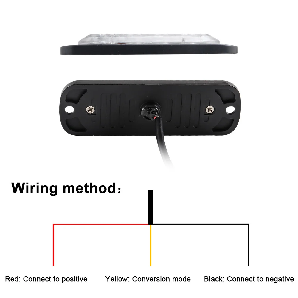 Для автомобильного грузовика аварийная мигающая решетка 4 лампочки полицейская