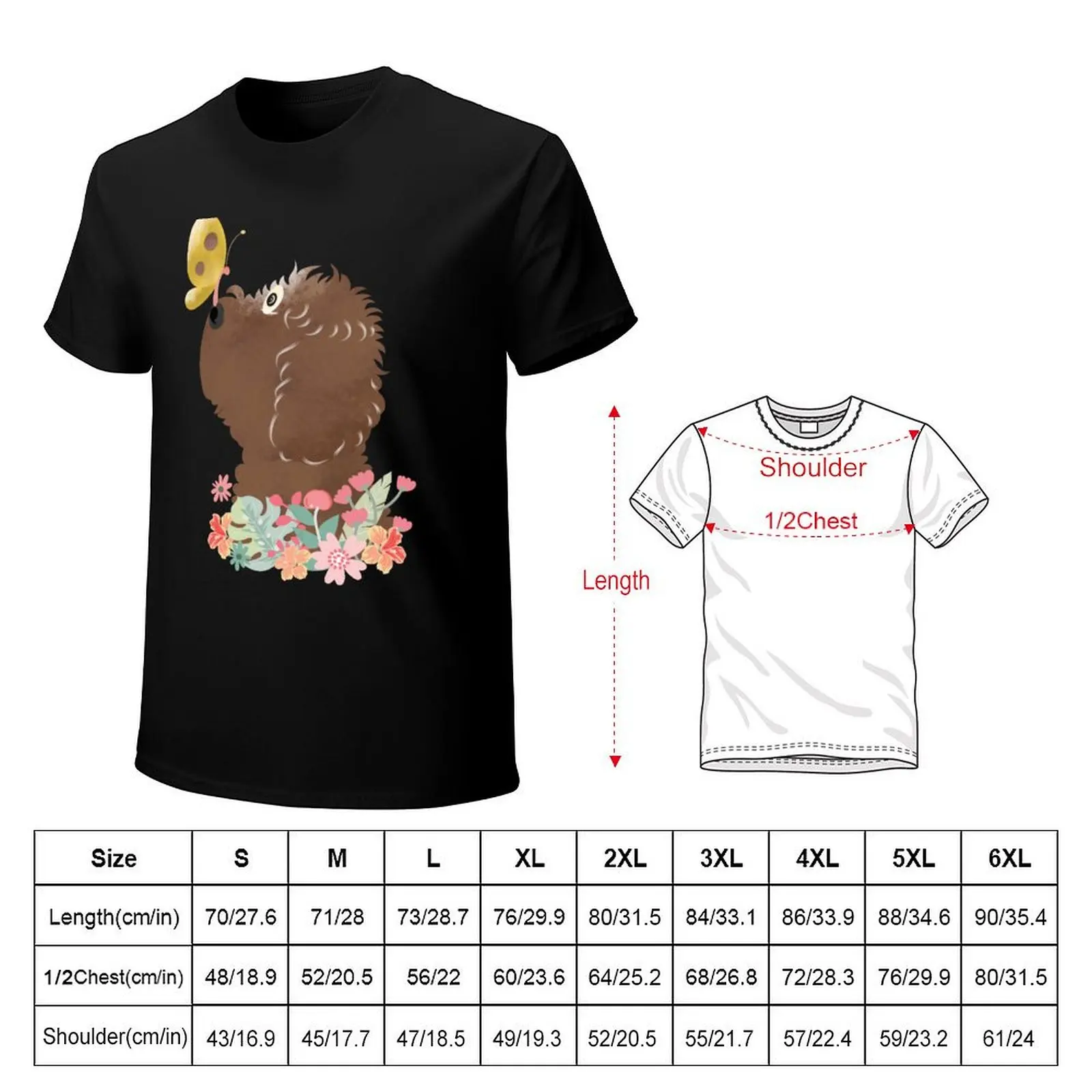 Фото Привет, Весна! Футболка Chocolate Goldendoodle Labradoodle Cockapoo Cavapoo Aussiedoodle, хлопковый топ с короткими рукавами №2